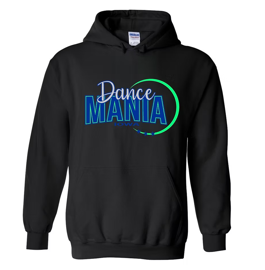 DANCE MANIA IOWA LOGO HOODIE